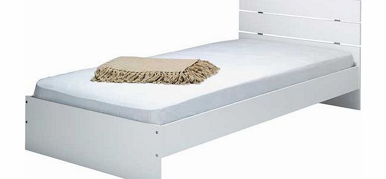 Unbranded Toronto Single Bed Frame - White