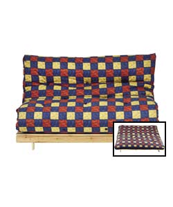 Tosa Futon with Blue Multi-Check Mattress