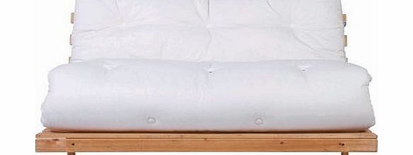 Unbranded Tosa Pine Futon Sofa Bed with Mattress - Natural