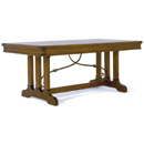 Toscana Collection dark wood dining table