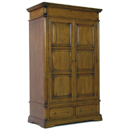 Toscana Collection dark wood wardrobe furniture