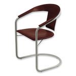 Totti Visitors Chair - Brown