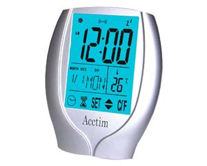 Touchscreen alarm clock