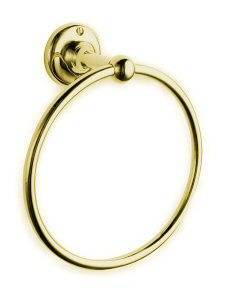 Unbranded Towel Ring in Antique Gold Finish