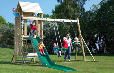 Unbranded TP Kingswood Full Height Tower Set and Swing Set