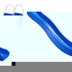 Unbranded TP888 CrazyWavy Slide Body, 2.5m, Blue