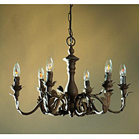 Unbranded TR9DE0003 6H RU - Rustic Hanging Light