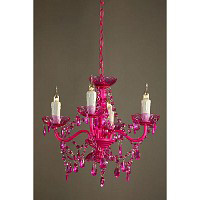 Unbranded TRACH009 4H PI - Pink Acrylic Chandelier