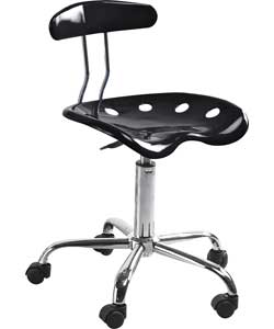 Unbranded Tractor Gas Lift Swivel Office Chair - Black