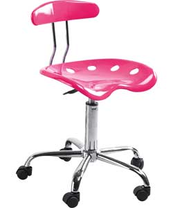 Unbranded Tractor Gas Lift Swivel Office Chair - Pink