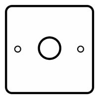 Traditional Antique Georgian Style Single Dimmer Light Switch 2 Way 400W 96x96m