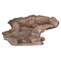 Traditional Curved Fall Waterfall