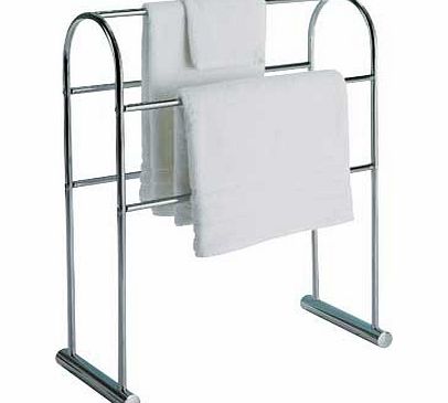 Unbranded Traditional Curved Towel Rail - Chrome