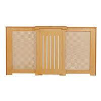 Traditional Extendable Radiator Cabinet - Maple Effect Medium-Large Size