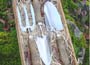 Traditional Stainless Steel Hand Tool Set of 3
