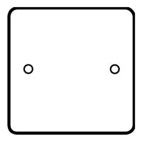 Traditional Victorian Style Brass Single Blanking Plate