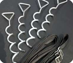 Trampoline Tie Down Kit