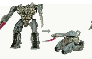 Unbranded Transformers: Revenge of the Fallen - Fast Action Battlers Cannon Blast Megatron