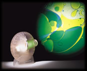 Translucent Space Projector from Mathmos