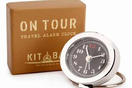 Travel Alarm Clock with Folding StandTravelling can be stressful, whether youre on business or leisure and one of the issues can be waking up on time to catch a flight or train. With this little alarm clock youll never be late again!This analogue ala