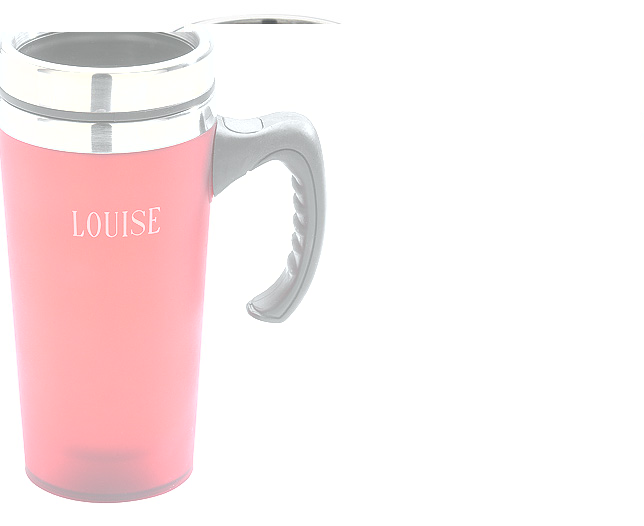 Unbranded Travel Cup - Red - Personalised