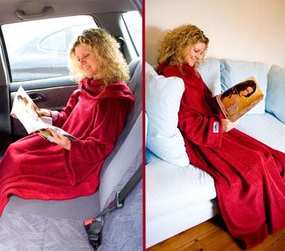 Unbranded Travel Slanket - Ruby Wine