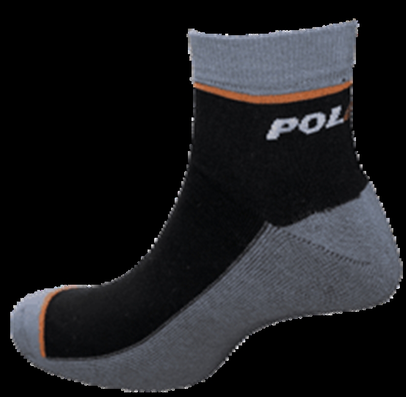 Ankle cut sock with Lycra® cuff for a perfect fit. Anatomical fit with a Y-heel for a
