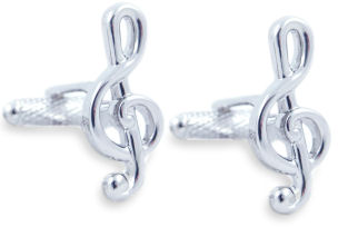 Unbranded Treble Clef Cufflinks