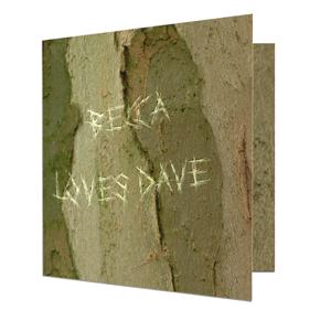 Unbranded Tree Carving Card