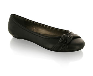 Unbranded Trendy Casual Ballerina Shoe with Knot Detail
