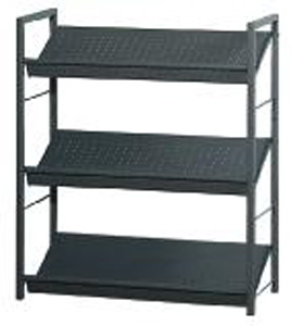 Attractive silver steel metal shelving Shelves can