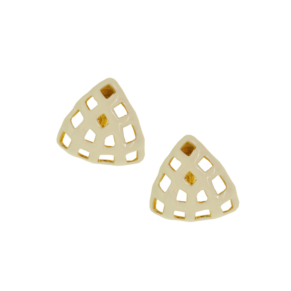 Unbranded Triangle Lattice Clips - White