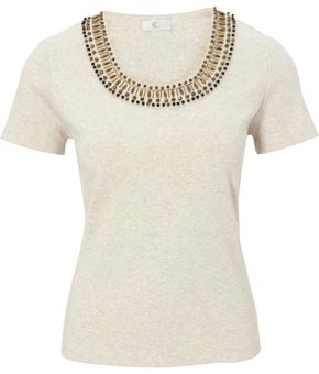 Unbranded Tribal Embellished T-Shirt