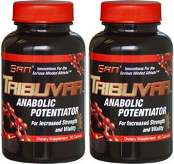 Tribuvar (Tribulus Terrestris) by SAN Nutrition (2 bottles)
