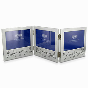 Unbranded Triple Baby Scan Photo Frame