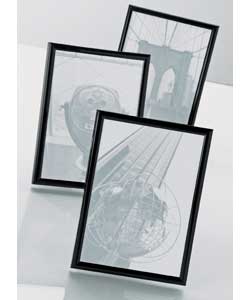 Unbranded Triple Pack Black Easy Frame