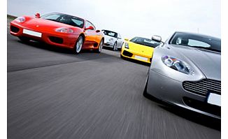 Unbranded Triple Supercar Driving Blast with Passenger