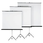 Unbranded Tripod Projector Screen - 125 x 125