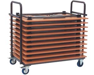 Unbranded Trolley for rectangular tables