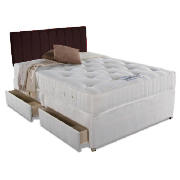 Unbranded Troon Double 4 Drawer Divan Set