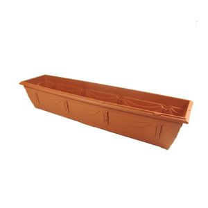 Unbranded Trough Black 18 x 23 x 90cm