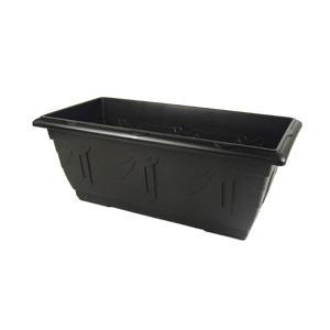 Unbranded Trough Black 25 x 30 x 60cm