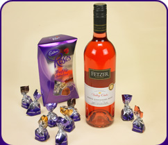 Unbranded Truffles and Wine