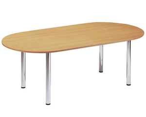 Unbranded Tubular leg D end table