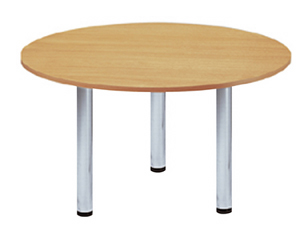Unbranded Tubular leg round table