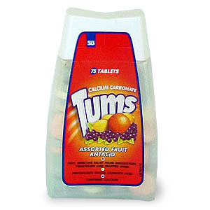 Tums Assorted Fruit Flavours - Size: 75
