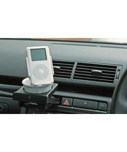 TuneDock in Car Holder for iPod