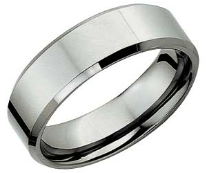 Unbranded Tungsten Polished Band Ring - 7mm
