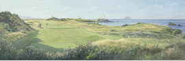 Unbranded Turnberry 12th Tee Golf Print by Bernard