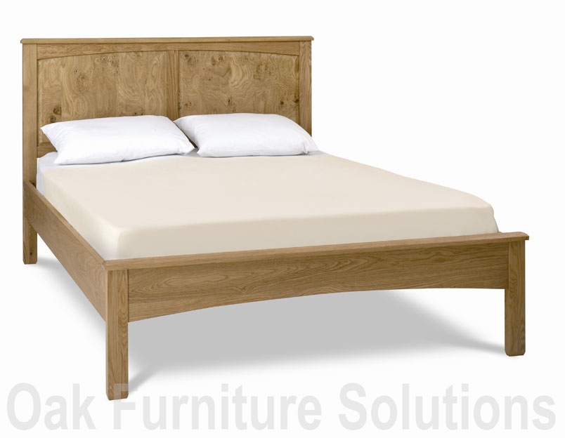 Unbranded Turner Oak Bedstead - 135cm - Double , 150cm
